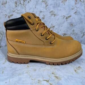 Brahma Hubert 6" Mens Size 13 Shoes Brown Leather Waterproof Soft Toe Work Boots